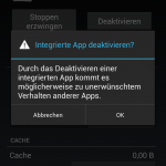 android integrierte app deaktivieren